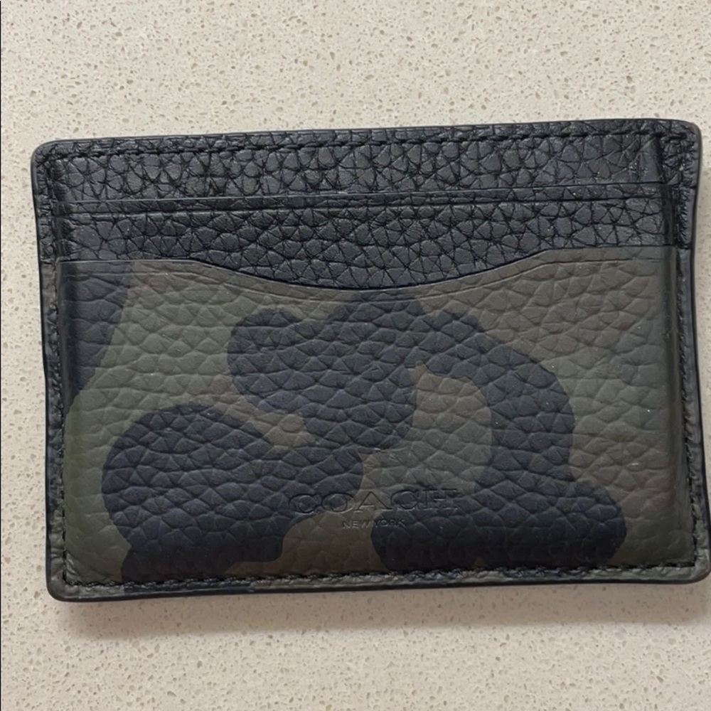 Coach Camouflage Card Case